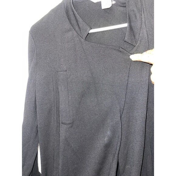 DIANE Von Furstenberg Thick Draped Open Front Cardigan Blazer Pockets 2 (V) - Picture 5 of 9